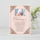 ELEGANCE | CHRISTENINVITATIE KAART (Staand voorkant)