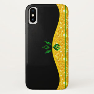 Elegance Classic in het zwart iPhone X Hoesje