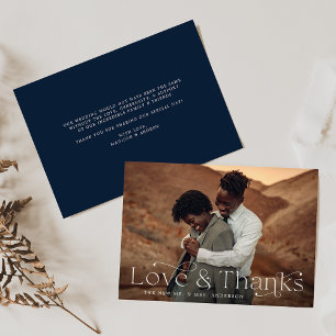 Élégance classique Amour et merci photo marine