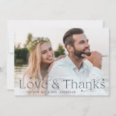 Élégance classique Amour et merci photo marine (Devant)