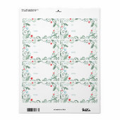 Élégance classique - Étiquettes de balise (Feuille entière)