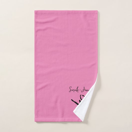 Élégance dans l'ensemble de serviettes de ballet (Serviette à main)