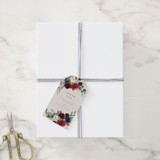 Élégance d'automne - Élégance - Étiquettes cadeaux (Avec de la ficelle)