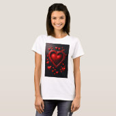 Elégance de coeur : Collection T-shirt femme" (Devant entier)