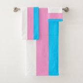 Élégance de Fierté Trans pour Salle de Bain (En situation)