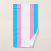 Élégance de Fierté Trans pour Salle de Bain (Serviette à main)