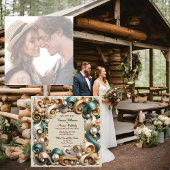 Élégance de la Côte de Perle Faire-Part de Mariage