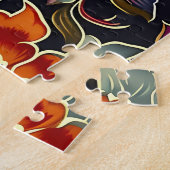 Élégance de la floraison vintage Puzzle (Côté)