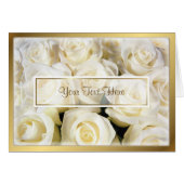 Élégance de la Rose blanche (Devant horizontal)