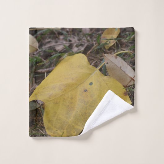 Élégance de la serviette d'automne (Gant de toilette)