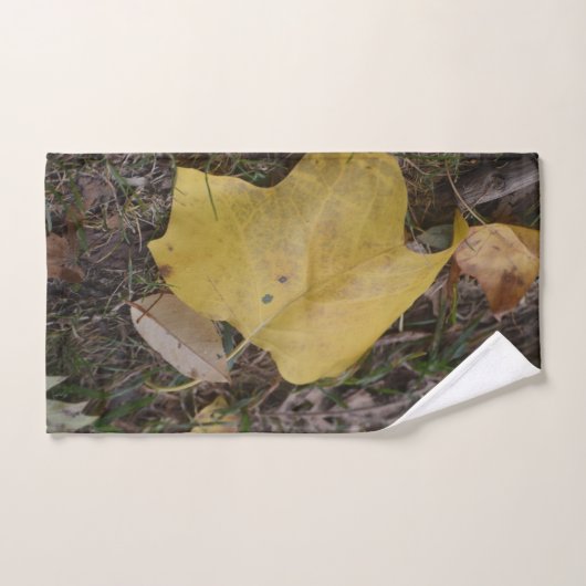 Élégance de la serviette d'automne (Serviette à main)