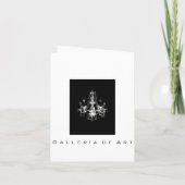 Élégance de lustre ~ Cartes d'invitation (Dos)