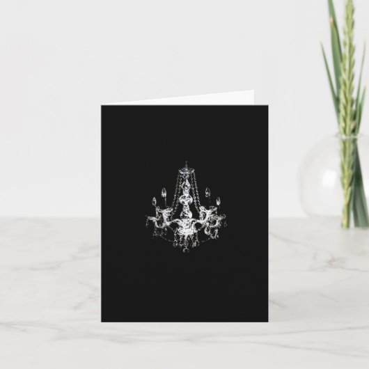Élégance de lustre ~ Cartes / Invitations (Devant)