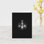 Élégance de lustre ~ Cartes / Invitations (Fleur jaune)
