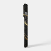 Élégance de marbre noir ✨ Veine d'or abstraite de  (Côté gauche)