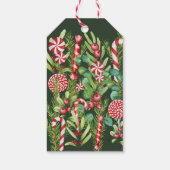 Élégance de menthe poivrée étiquette cadeau (Dos)