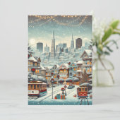 Élégance de Noël à San Francisco - Carte SF (Debout devant)