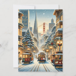 Élégance de Noël à San Francisco - Cartes