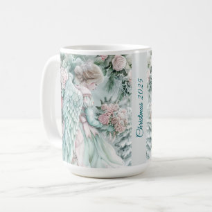 Élégance de Noël victorien – Tasse de vacances