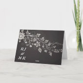 Élégance de robe de mariée Invitation de mariage (Dos)
