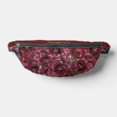 Élégance des fleurs bordeaux avec accent or (Poser)