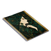 Élégance discrète | Cahier inspiré de l'Art Déco (Côté Droit)