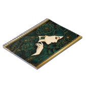 Élégance discrète | Cahier inspiré de l'Art Déco (Côté gauche)
