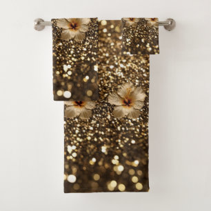 Elégance d'or : Hibiscus d'or Shimmer