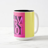 Élégance double teinte : Mug à deux tons marvel" (Devant droit)