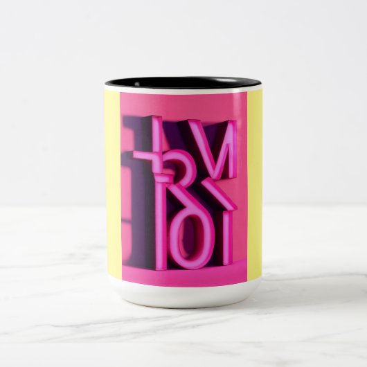 Élégance double teinte : Mug à deux tons marvel" (Centre)