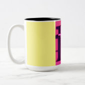 Élégance double teinte : Mug à deux tons marvel" (Gauche)