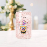 élégance du bubble tea esthétique fantaisiste sur