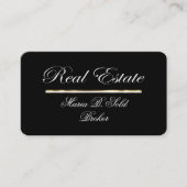 Élégance du Carte de visite immobilier (Devant)