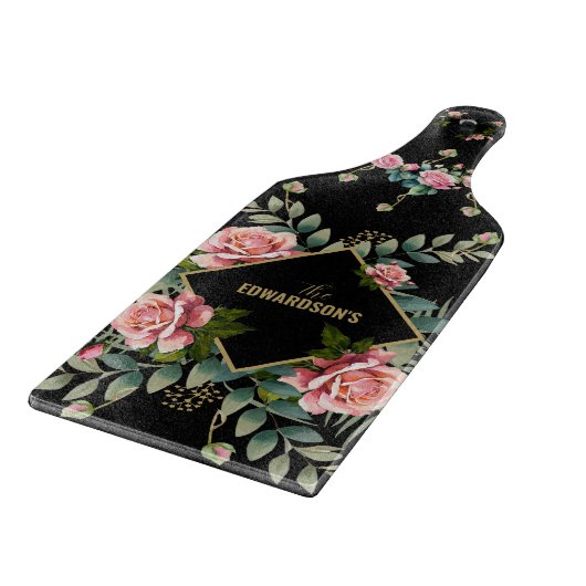 Elégance du jardin : Planche à découper botanique (Coin)