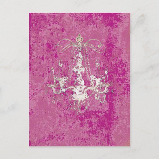Élégance du lustre ~ Carte postale / Invitations (Devant)