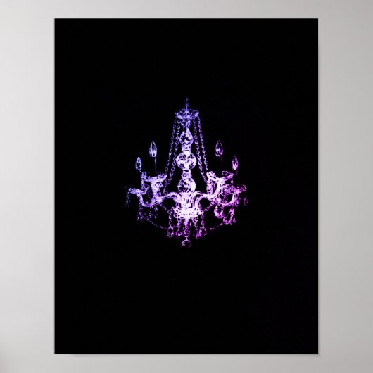 Élégance du lustre - Poster (option toile) (Devant)