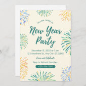 Élégance du Nouvel An : Invitations Exclusives Att (Devant / Derrière)