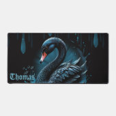 Élégance en mouvement, cygne noir, (Recto)