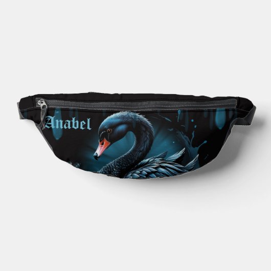 Élégance en mouvement, cygne noir, (Poser)