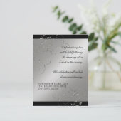 Élégance en noir et blanc, Cartes d'invitation de (Debout devant)