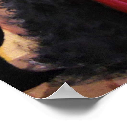 Élégance en rouge, Poster (Coin)