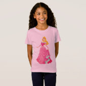 Élégance enchanteresse : T-shirt Princesse Aurora (Devant entier)
