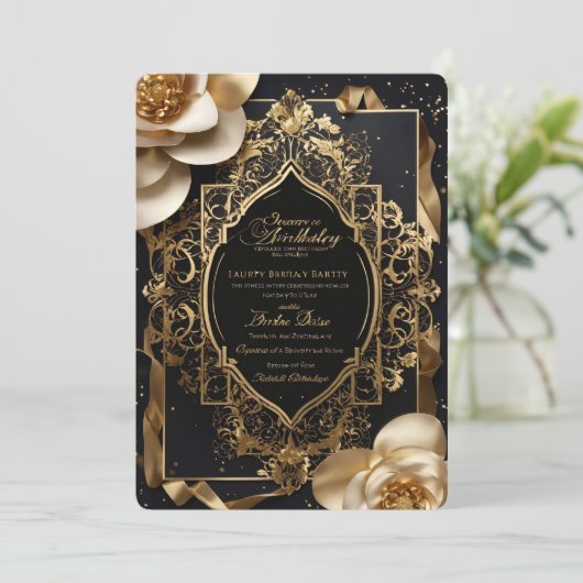 Élégance épicurienne dévoilée : Votre invitation r (Debout devant)