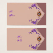 Élégance - étiquette cadeau (Devant & derrière)