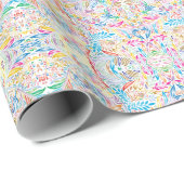 Élégance Feuillue : Papier Cadeau par ZazzleWrapMa (Coin rond)