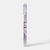 Élégance florale Art Abstrait Violet Fractal moder (Côté gauche)