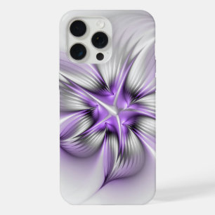 Élégance florale Art fractal violet abstrait moder