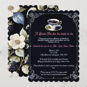 Élégance Florale Royale : Invitation à la Soirée d