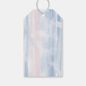 Elegance Frans Café Bruidsfeest Cadeaulabel (Achterkant)