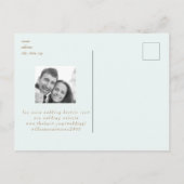 Élégance frappée Faire-part de mariage (Dos)